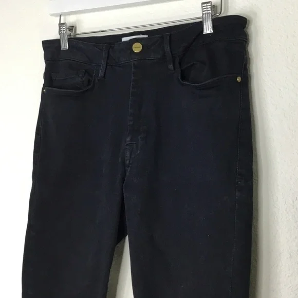 Frame Black Le One Skinny Jeans